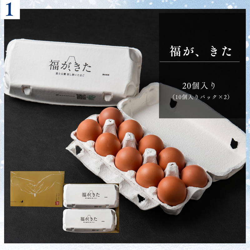 【お歳暮】福が、きたギフト20個入り　