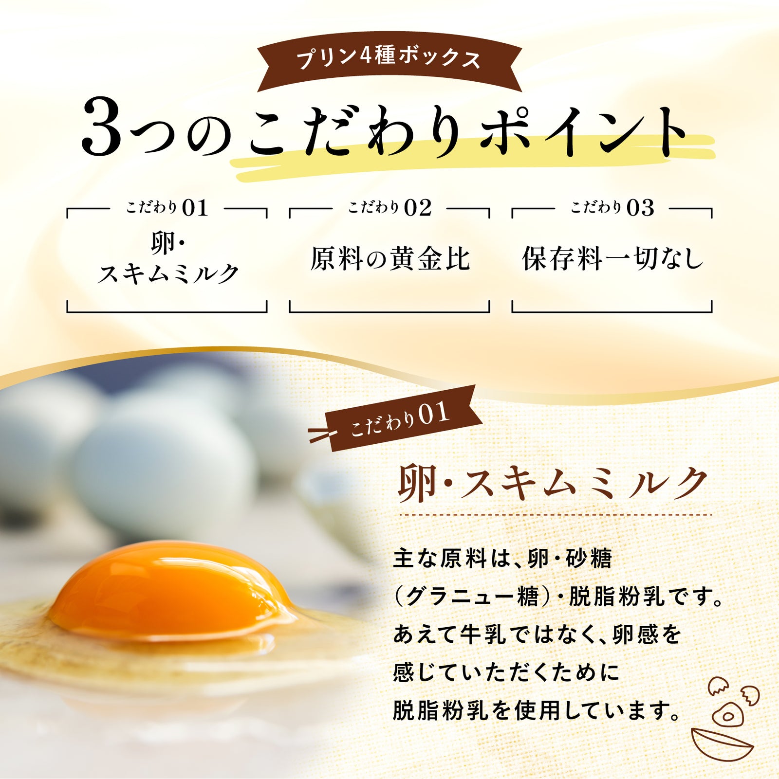 egg labo「プリン4種BOX」9月販売分はお休み。次回10月27日出荷、販売
